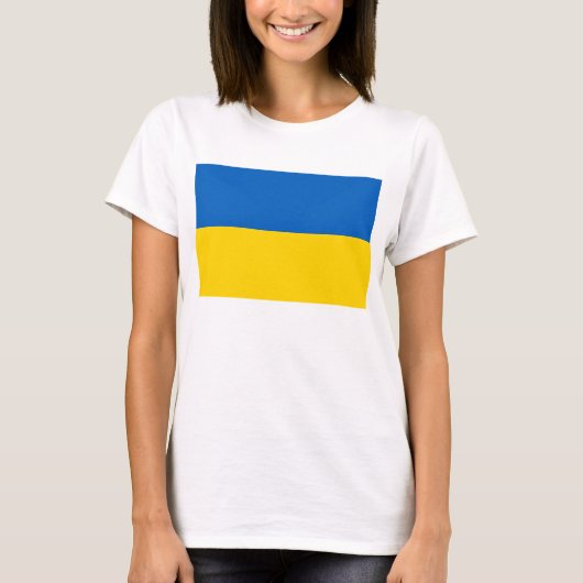 T-shirt Drapeau Ukraine (Devant)
