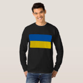T-shirt Drapeau Ukraine (Devant entier)