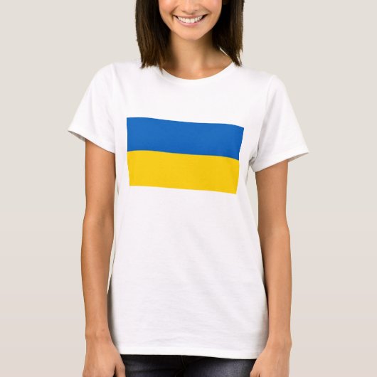 T-shirt Drapeau Ukraine (Devant)