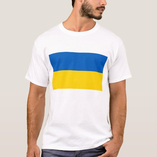 T-shirt Drapeau Ukraine (Devant)