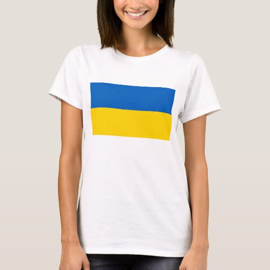 T-shirt Drapeau Ukraine (Devant)