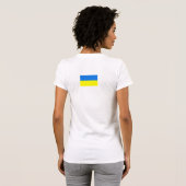 T-shirt Drapeau Ukraine (Dos entier)