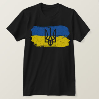T-shirt Drapeau Ukraine