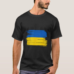 T-shirt Drapeau Ukraine Drapeau National Kiev Ukrainien Ky