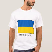 T-shirt Drapeau ukrainien (Devant)