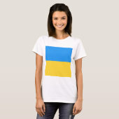 T-shirt Drapeau ukrainien (Devant entier)