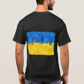 T-shirt drapeau ukrainien (Dos)