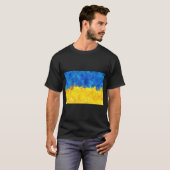 T-shirt drapeau ukrainien (Devant entier)