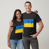 T-shirt drapeau ukrainien (Unisexe)