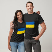 T-shirt Drapeau ukrainien (Unisexe)
