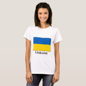 T-shirt Drapeau ukrainien (Devant entier)
