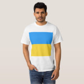 T-shirt Drapeau ukrainien (Devant entier)