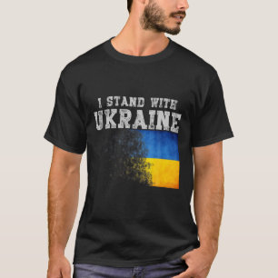 T-shirt Drapeau ukrainien