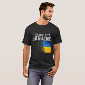 T-shirt Drapeau ukrainien (Devant entier)