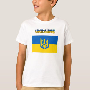 T-shirt Drapeau ukrainien Armoiries