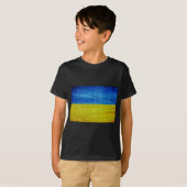 T-shirt Drapeau ukrainien stylisé (Devant entier)