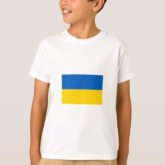 T-shirt Drapeau ukrainien (Ukraine) (Devant)