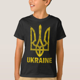 T-shirt Drapeau ukrainien vintage drapeau Ukraine 1