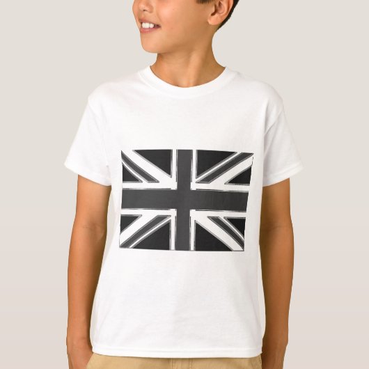T-shirt Drapeau Union Jack du Royaume-Uni - Chrome (Devant)