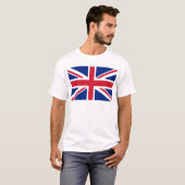 T-shirt Drapeau Union Jack du Royaume-Uni - Version authen (Devant entier)