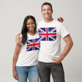 T-shirt Drapeau Union Jack du Royaume-Uni - Version authen (Unisexe)