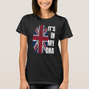 T-shirt Drapeau Union Jack empreintes digitales Grande-Bre