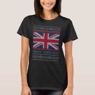 T-shirt Drapeau Union Jack laid Royaume-Uni Angleterre Noë
