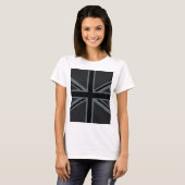T-shirt Drapeau Union Jack noir (Devant entier)