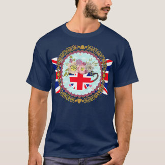 T-shirt Drapeau Union Jack Pour Enfants & Jubilé Teacup Po