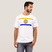 T-shirt Drapeau urbain de San Jose (Devant entier)