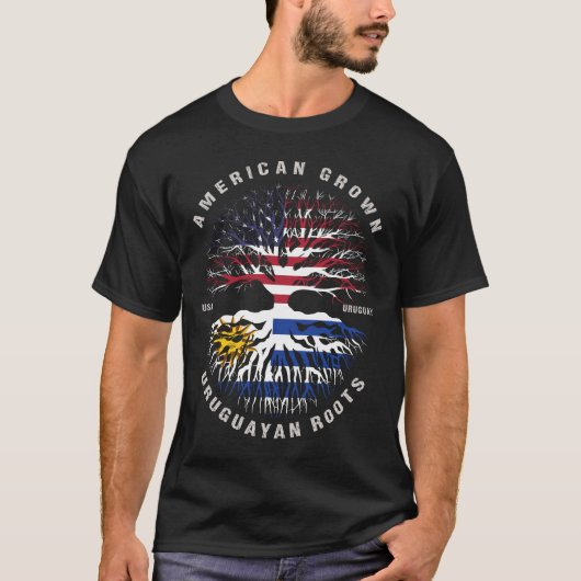 T-shirt Drapeau uruguayen de l'Uruguay (Devant)