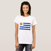 T-shirt Drapeau uruguayen (Uruguay) (Devant entier)