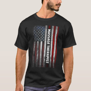 T-shirt Drapeau Us du masseur