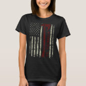 T-shirt Drapeau US 'Til Valhalla Viking Warrior Vikings No (Devant)