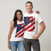T-shirt Drapeau USA (Unisexe)