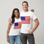 T-shirt drapeau USA (Unisexe)