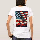 T-shirt Drapeau USA (Dos)