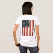 T-shirt Drapeau USA (Dos entier)