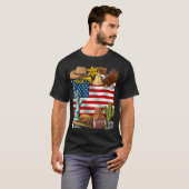 T-shirt Drapeau USA (Devant entier)