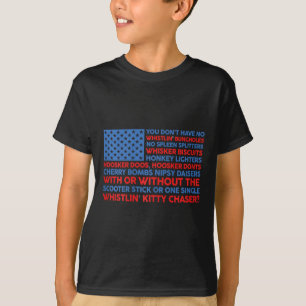 T-shirt Drapeau Usa 4 juillet Vous n'avez pas de sifflemen