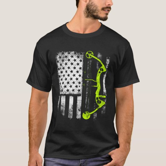 T-shirt Drapeau Usa de l'arc (Devant)