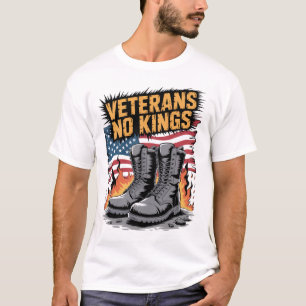 T-shirt Drapeau USA des vétérans pas des rois