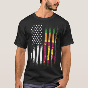 T-shirt Drapeau USA du pays cultivé par un patriote améric