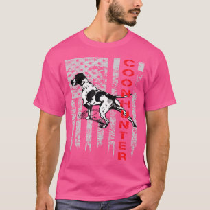 T-shirt Drapeau USA en détresse pour les chasseurs de rato