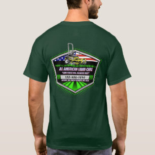 T-shirt Drapeau USA Personnalisé Service d'entretien de pe
