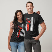 T-shirt Drapeau Usa Plongée Tee Pour Scuba Diver Instructe (Unisexe)