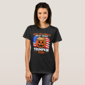 T-shirt Drapeau Usa Trumpkin 2024 Halloween faire Hallowee (Devant entier)