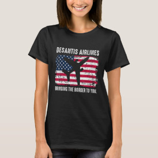 T-shirt Drapeau USA Vintage - DeSantis Airlines