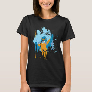 T-shirt Drapeau Usa Vintage Fête Des Pères Moulinet De Pêc