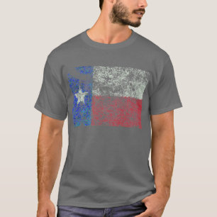 T-shirt Drapeau usé du Texas